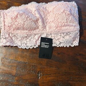 H&M Soft Pink Lace Bralette